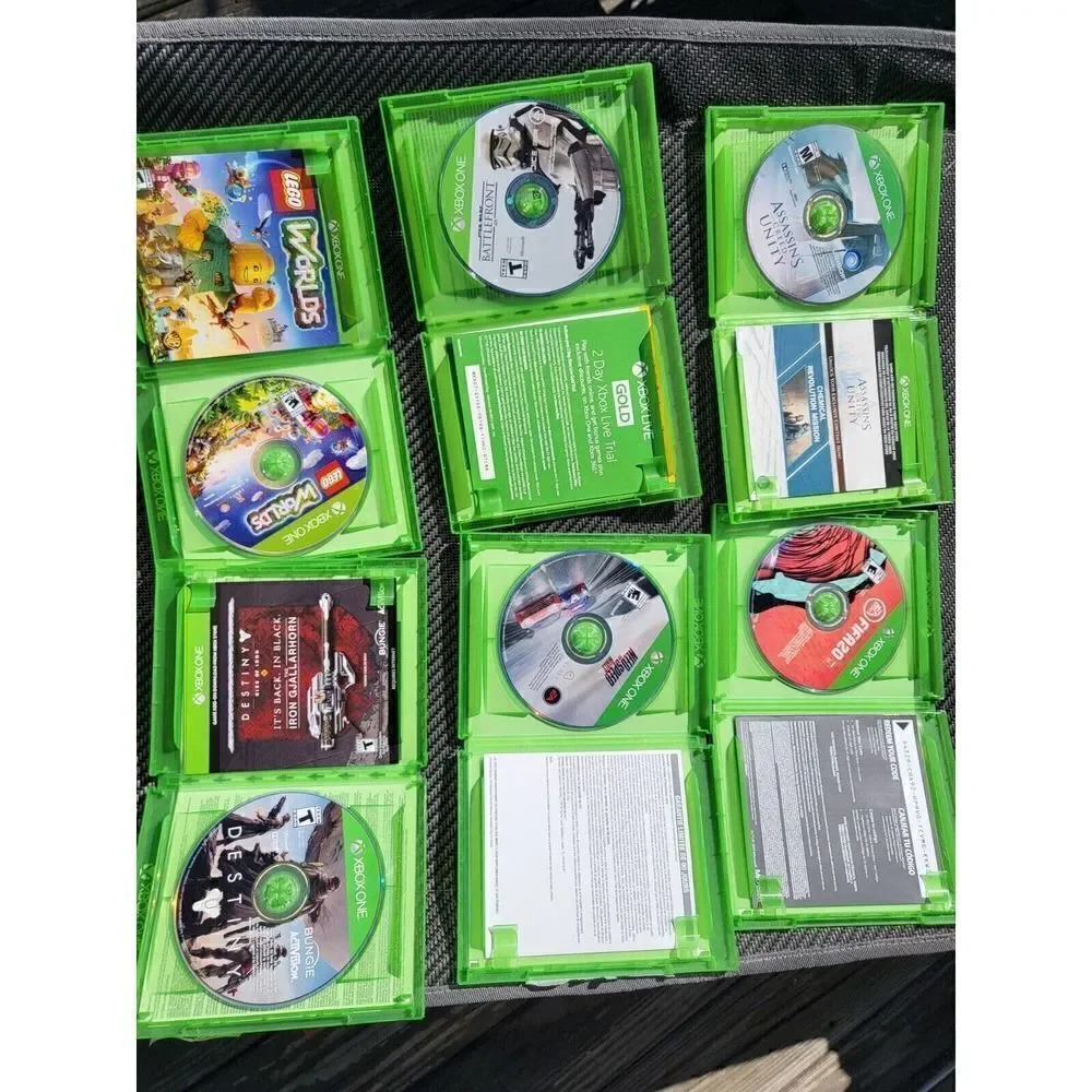 lot of 6 Microsoft Xbox One, need for Speed, FIFA, Battlefront, LEGO, Destiny